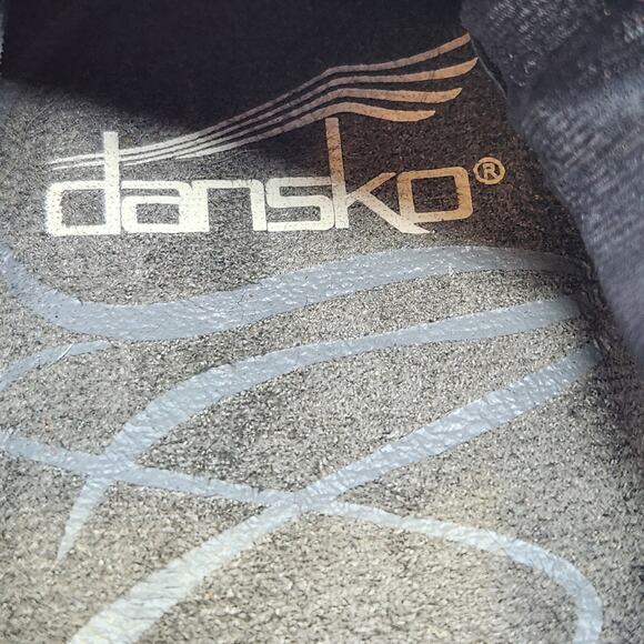 Dansko Women Carol Shimmer Metallic Silver Leather Loafer Size 38 US 7.5 Comfort - Picture 9 of 9